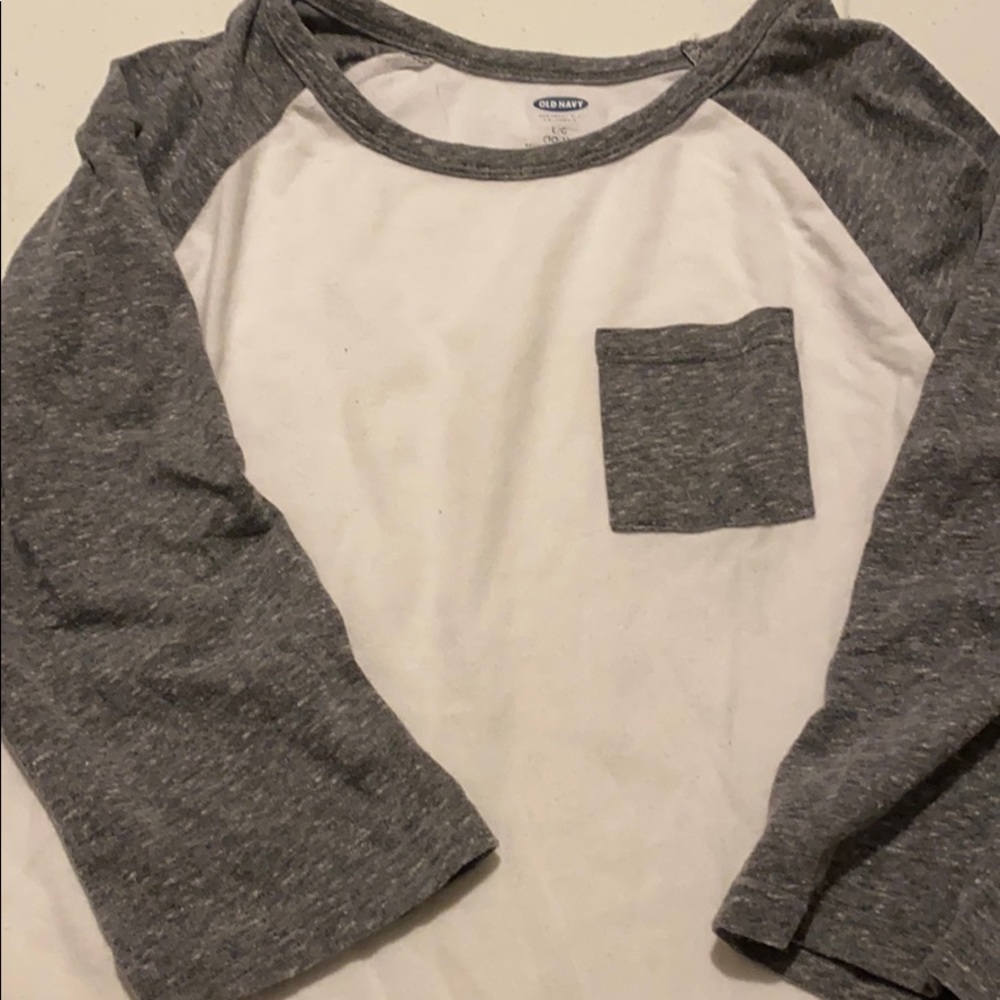 Girls Jersey style shirt. L 10-12